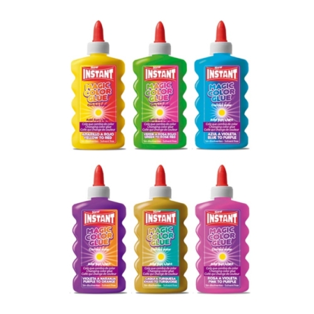 BOTE DE COLA PARA SLIME SOLAR GLOW 180 ML.