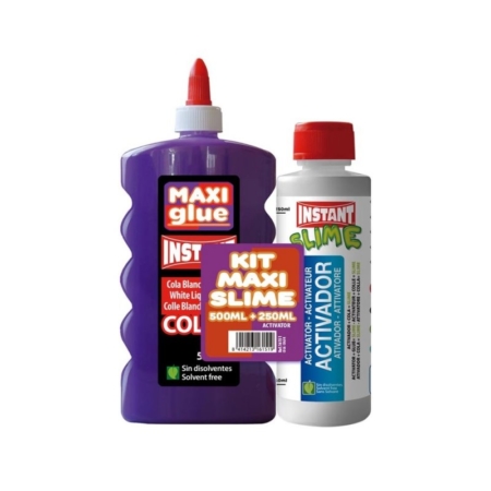 KIT MAXI SLIME COLA COLOR 500 ML. + ACTIVADOR 250 ML.