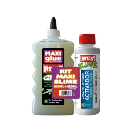 KIT MAXI SLIME COLA GLOW 500 ML. + ACTIVADOR 250 ML.