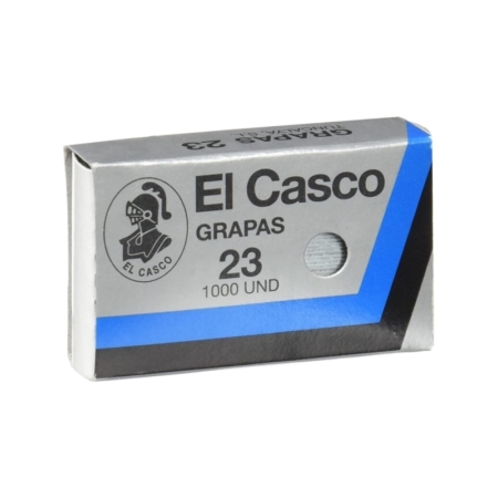 Caja de 1000 grapas galvanizadas Casco No. 23