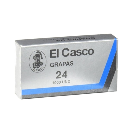 Caja de 1000 grapas galvanizadas Casco No. 24