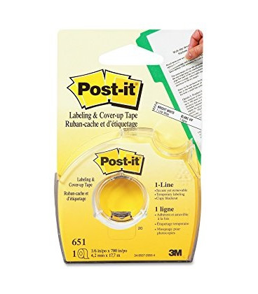 Cinta post it 651-hd 18 m*4