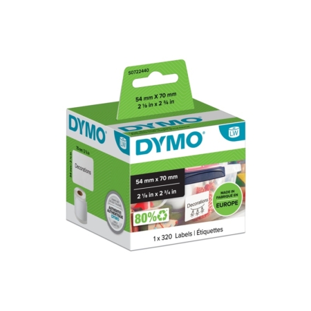 Rollo de etiquetas Dymo para diskette 54 x 70 mm