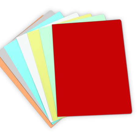 Pack de 50 subcarpetas pastel DIN A4 rojo
