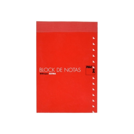 Bloc de notas con tapa Pacsa 16º cuadriculado 4 x 4 mm 80 hojas microperforadas