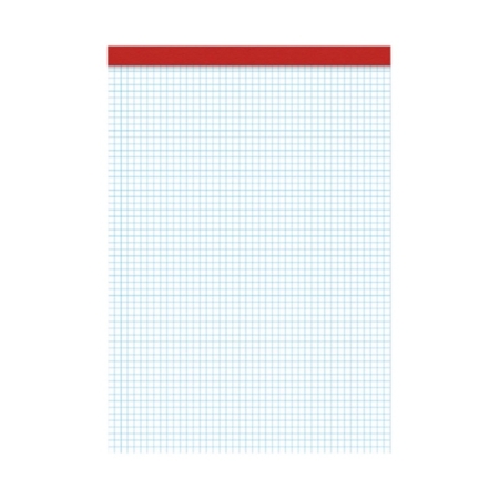 Bloc de notas Pacsa 4º cuadriculado 4 x 4 mm 80 hojas microperforadas