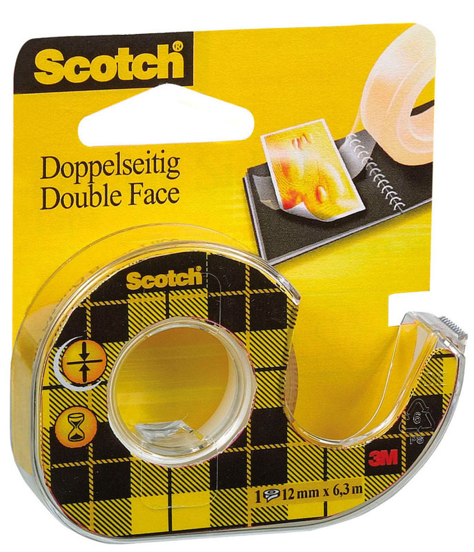 Especificado Citar correcto Cinta de doble cara scotch con porta rollos 12 mm x 63 m - Material de  Oficina - Material Escolar y Papelería