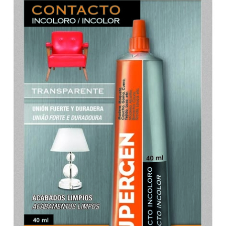 Pegamento de contacto incoloro Supergen 40 ml.