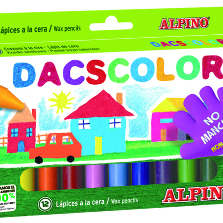 Estuche de 12 Ceras Dacs color