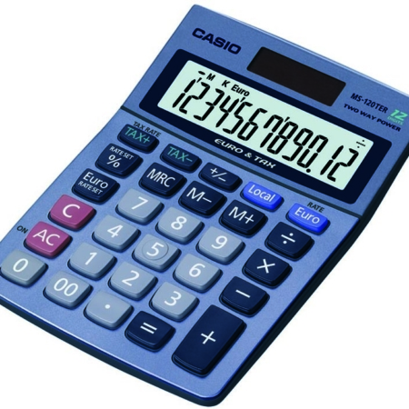 CALCULADORA DE SOBREMESA CASIO MS-120 TER