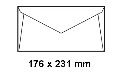 Caja de 250 sobres Offset blancos 4º Sam