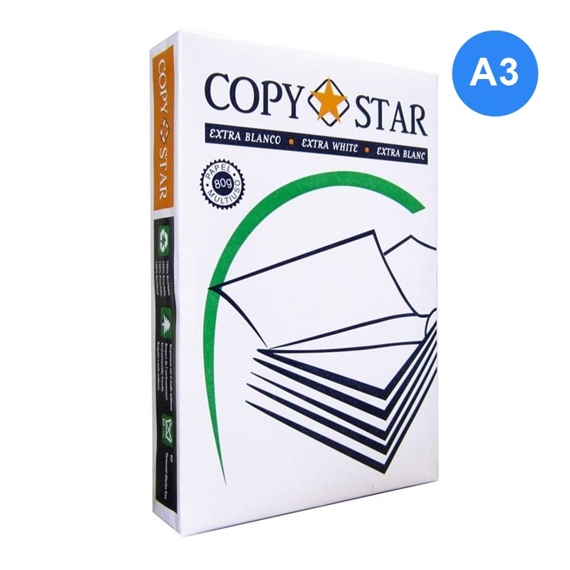 Paquete de papel fotocopia Copy Star din A3