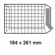 Caja de 100 bolsas autoadhesivas kraft armado 184 x 261 mm Sam