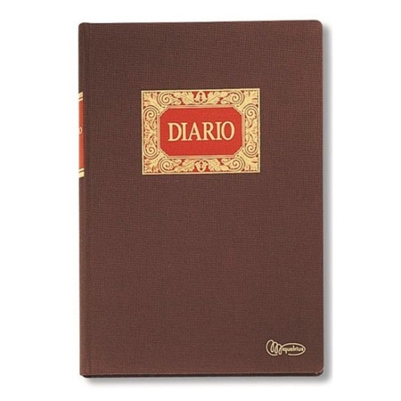 Libro de contabilidad Miquelrius diario doble Fº natural 100 hojas