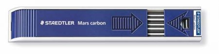 Estuche de 12 minas Mars® carbón 4B Staedtler de 2 mm