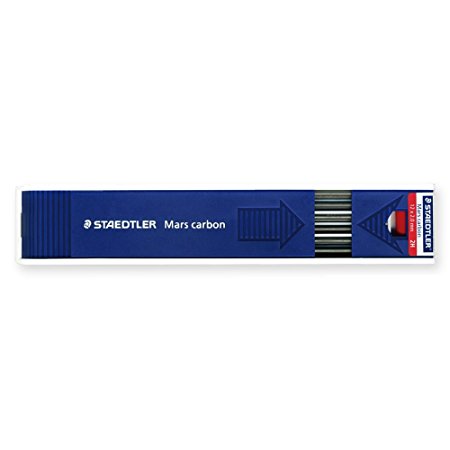 Estuche de 12 minas Mars® carbón 2H Staedtler de 2 mm