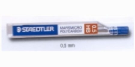 Estuche de 12 minas Mars® micro carbón H Staedtler de 0,5 mm