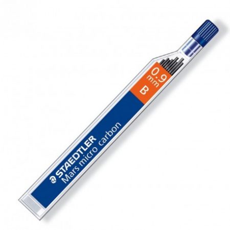 Estuche de 12 minas Mars® micro carbón HB Staedtler de 0,9 mm