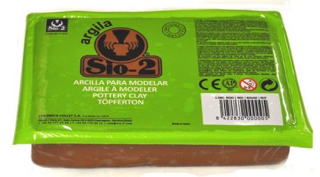 Arcilla sio-2 argila 1,5 kg rojo