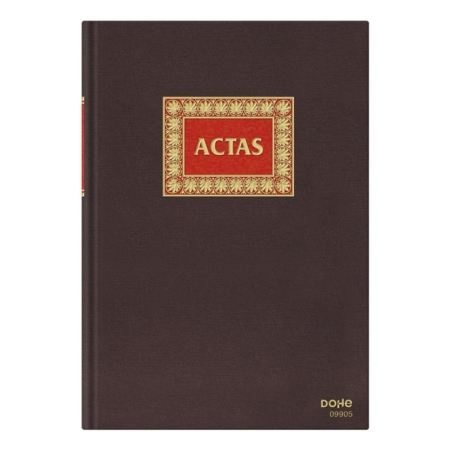 Libro de actas Fº natural 50 hojas