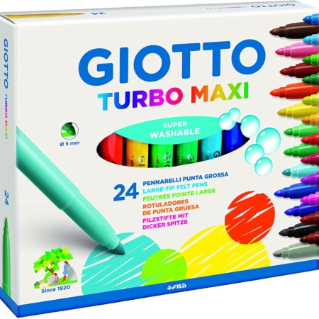 CAJA 24 ROTULADOR GIOTTO TURBO MAXI SURTIDOS