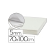 Plancha de cartón pluma adhesivo blanco de 70 x 100 cm con grosor de 5 mm