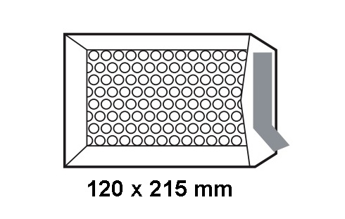 Paquete de 10 bolsas acolchadas kraft 120 x 215 mm Sam