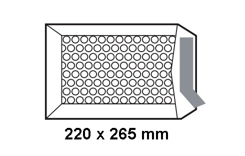 Paquete de 10 bolsas acolchadas kraft 220 x 265 mm Sam