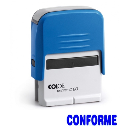 SELLO PRINTER 20 CON FÓRMULA “CONFORME” AZUL