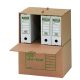 Contenedor de cartón blanco para cajas de archivo definitivo Fº Elba Uni-box