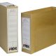 Caja de 100 bolsas de cartón bicolor Fº para archivo definitivo con lomo de 80 mm Elba