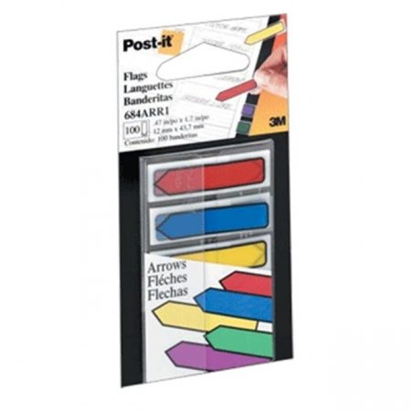 Post it index 684-arr1 flechas 100 unid.