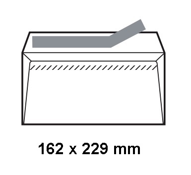 Caja de 500 sobres autoadhesivos Offset blancos C5 Sam