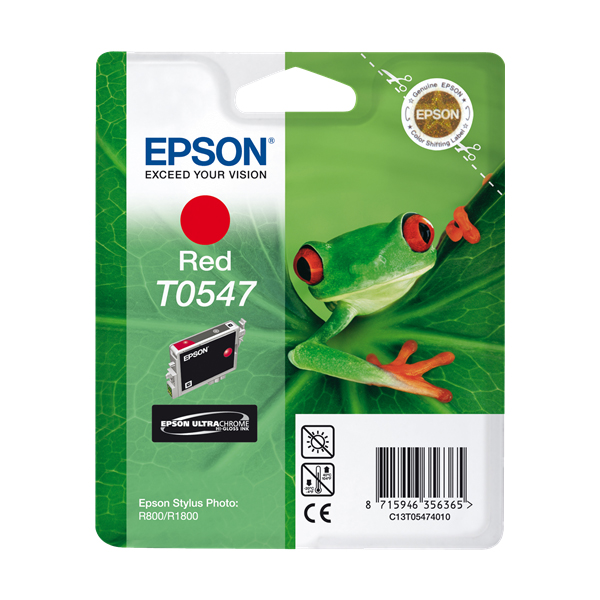 TINTA EPSON T054740 STYLUS PHOTO R800 ROJO