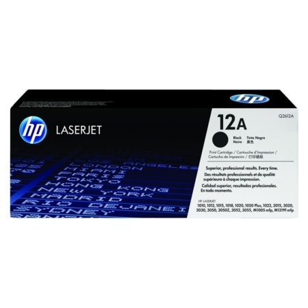Tóner HP negro 12A Q2612A