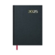 Agenda 2025 Sintex día página 14 x 20 cm negro
