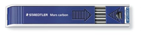 Estuche de 12 minas Mars® carbón 4H Staedtler de 2 mm