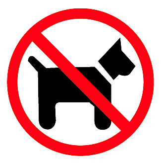 ETIQUETAS "PROHIBIDO PERROS"