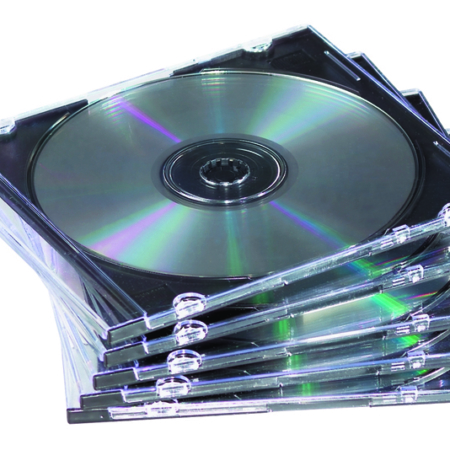 PACK DE 25 ESTUCHES SLIM PARA CD/DVD FELLOWES