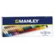 Caja de 50 ceras de colores Manley