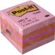 Post it mini cubo 2051-p rosa 51*51 400 h.