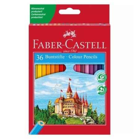 Caja de 36 lápices de colores Faber Castell