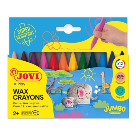 Caja de 12 ceras de colores Triwax