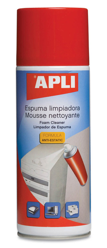 ESPUMA LIMPIADORA DE CARCASAS APLI 400 ML.