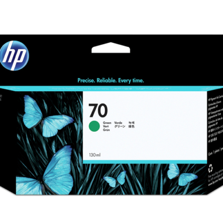 TINTA HP C9457A  HP 70 DJ Z2100/3100 VERDE CON TIN