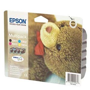 TINTA MULTIPACK EPSON T06154010 NEGRO+CIA+MAG+YELL