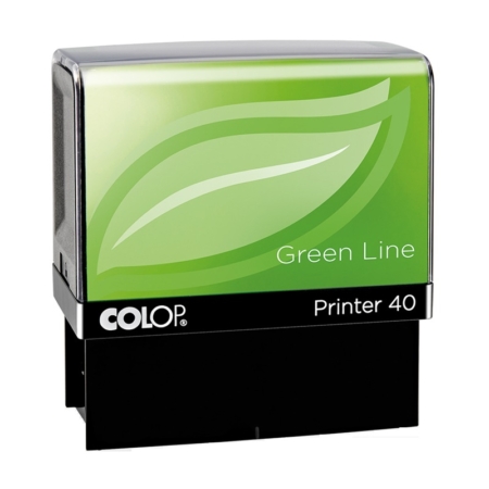 Sello Printer 40 Green Line 23 x 59 mm