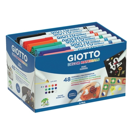 CAJA DE 48 ROTULADORES GIOTTO DECOR MATERIALS