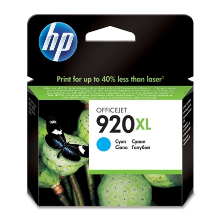 Tinta HP cian 920XL CD972AE