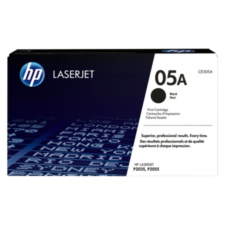 Tóner HP negro 05A CE505A
